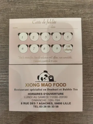 RESTAURANT CHINOIS A LILLE, Lille, XIONG MAO FOOD